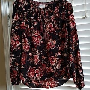 Knox Rose long sleeve blouse